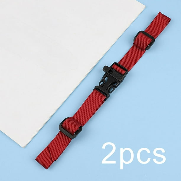 Correas para El Esternón de La Mochila, Correas para El Pecho de La Mochila, Hebilla de Liberación Rápida, Cinturones de Pecho Universales para Mochil Rojo