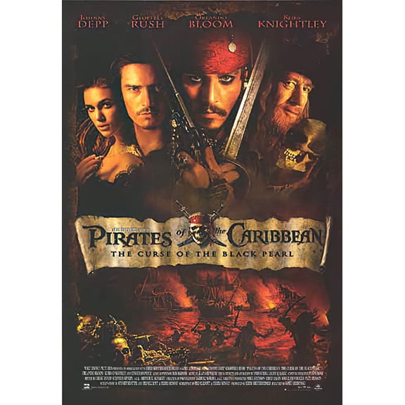 Pirates Of The Caribbean - Movie Poster (Regular Style) (Size: 27" X 39")