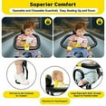DNYSYSJ Kids Bike Seat, Front Mounted Child Bike Seat with Guadrail Front Bike Seat for 8 Months