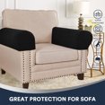 thumbnail image 3 of Elegantes protectores para brazos de sofá, fundas elásticas para reposabrazos de sofá, tela súper elástica que garantiza un ajuste perfecto para sus muebles, protección integral para sus valiosos, 3 of 6