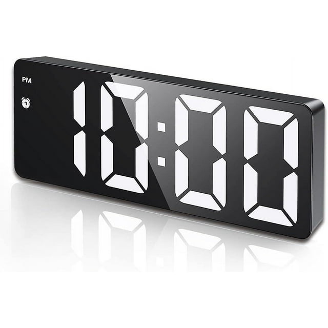 Despertador Digital WEIHJMXG Reloj LED con Pantalla de Temperatura y Control de Voz