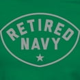 thumbnail image 3 of CafePress - Retired Navy Women's Dark T Shirt - Women's Traditional Fit Dark T-Shirt, 3 of 4