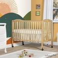 thumbnail image 6 of Dream On Me 2-in-1 Folding Full-Size Crib Natural, 6 of 7