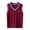 Wine, variant on KAUOD School Uniform Sweaters for Boy Girl Striped V Neck Sweater Vest Y2K Sleeveless Cute Knitted Top Back to School Pullover