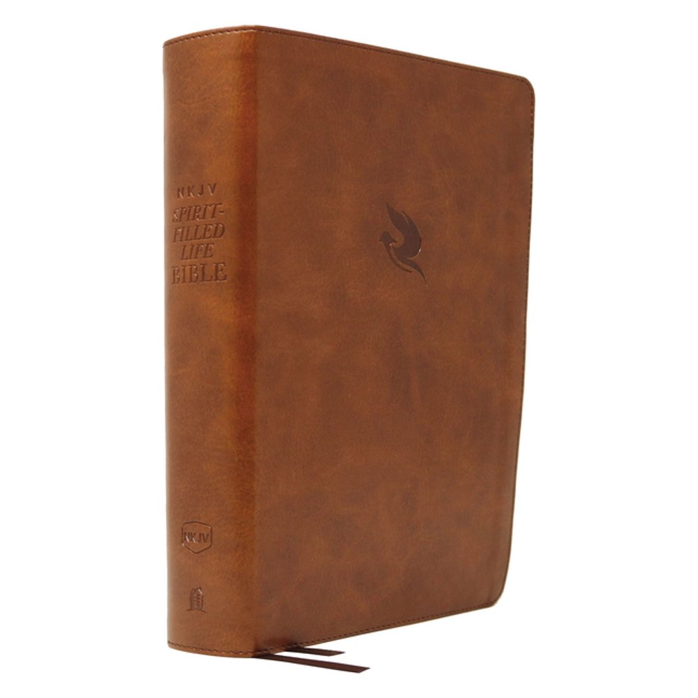 NKJV Spirit Filled Life Bible Third Edition Imitation Leather Brown