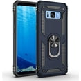 thumbnail image 6 of Samsung Galaxy S8 Phone Case, Extreme Protection Military Armor Dual Layer Protective Ring Kickstand Green, 6 of 13