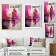 thumbnail image 4 of Designart "Magenta Horizon Cityscape" Skyscrapers Canvas Prints, 4 of 7