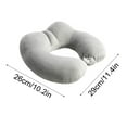 thumbnail image 3 of Yokan U-shaped Travel Neck Pillow, Soft & Breathable Neck Support Cushion, Compact & Flexible Hump Design, Ideal for Airplane & Car Travel, Microbead Filling for Comfort & Neck Relief, Easy to Carry, 3 of 3