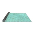 thumbnail image 2 of Ahgly Company Indoor Rectangle Oriental Light Blue Traditional Area Rugs, 2' x 5', 2 of 4