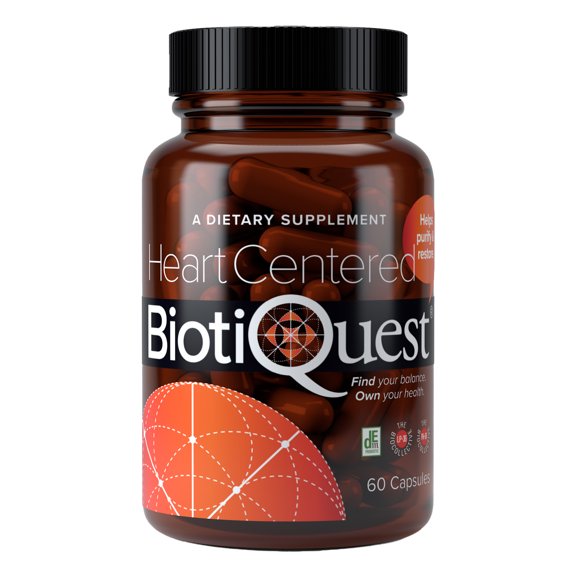 BiotiQuest® Heart Centered Probiotic Dietary Health Supplement for Women and Men, 60 Count