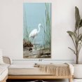 thumbnail image 4 of Elephant Stock Island Egret I Wall Art - Vertical Canvas Wall Art - Living Room Wall Decor - Animal Canvas - Blue And White Decor By Sally Swatland - 27" x 54", 4 of 4