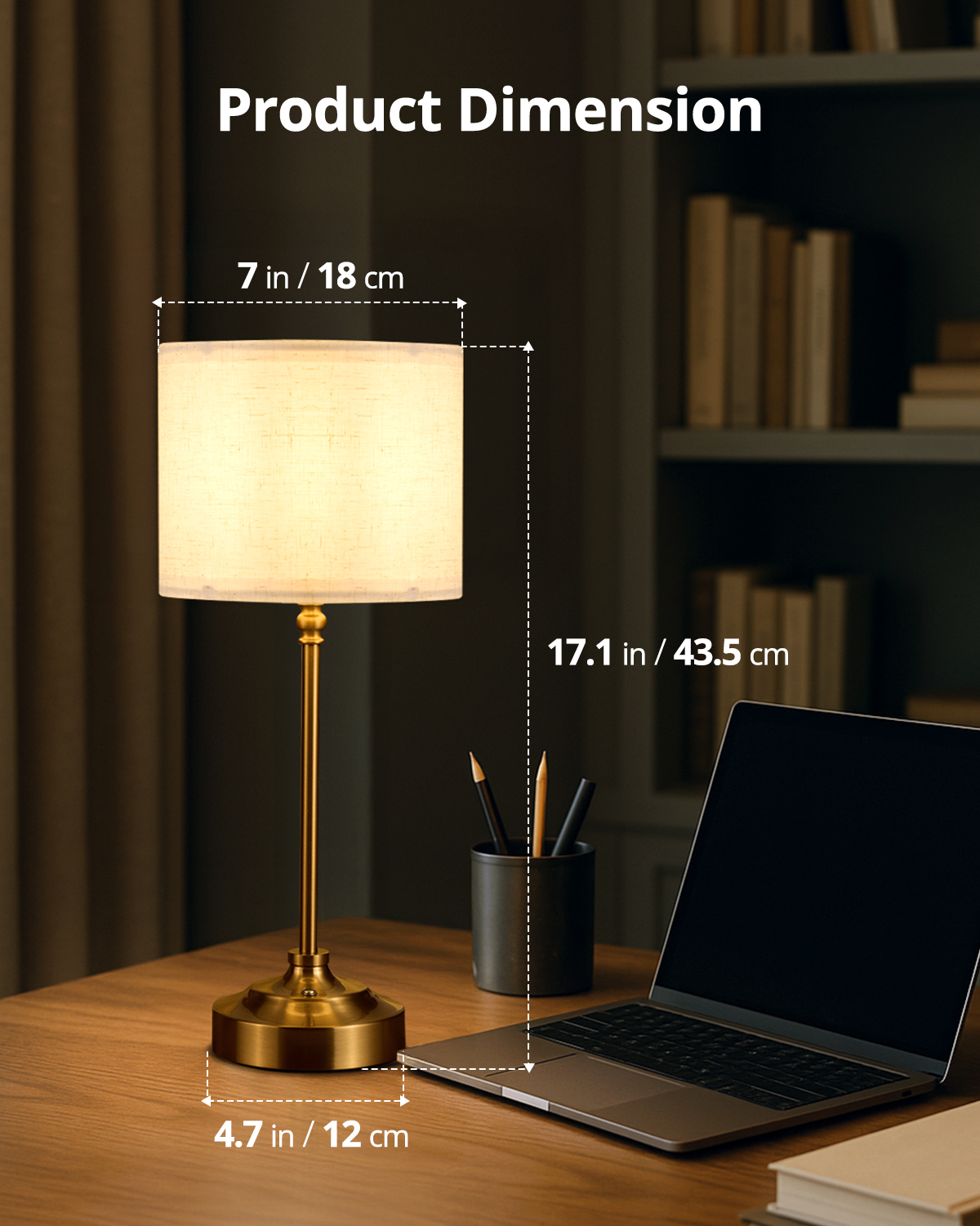 Combuh Cordless Bedside Table Lamp for Bedroom 6000mAh Battery Operated, Rechargeable Dimmable Touch Small Nightstand Lamps With USB C Charging Ports and AC Outlet for Living Room Office