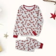 thumbnail image 2 of Conjunto de pijamas de Navidad para padres e hijos Conjunto de vacaciones de Navidad a juego 2 piezas Trajes familiares FLhrweasw Nuevo, 2 of 8