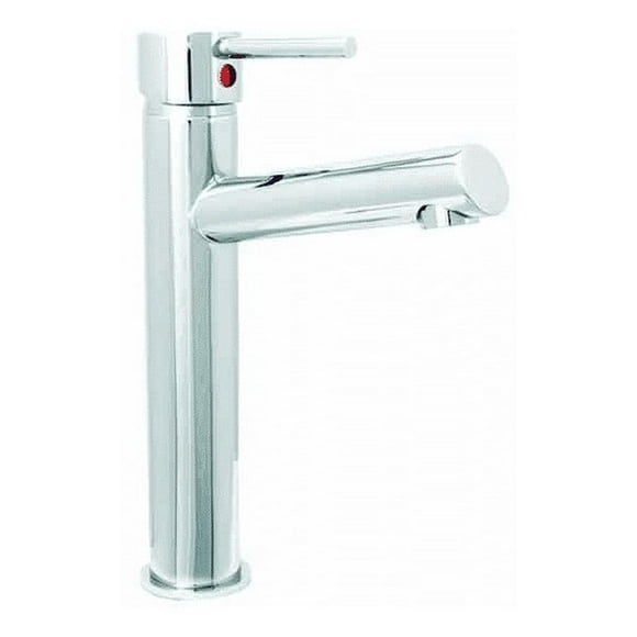 Llave Monomando Alto Ecológico Para Lavabo Dica 4426 Plateado