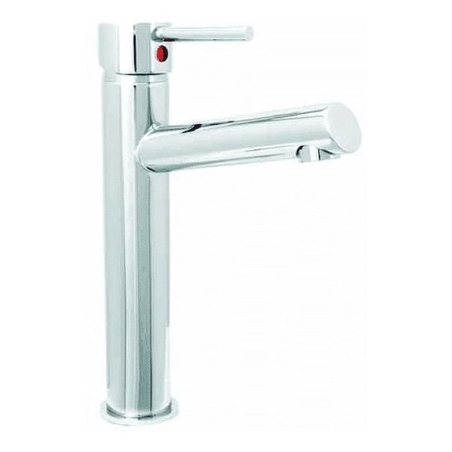 Llave Monomando Alto Ecológico Para Lavabo Dica 4426 Plateado