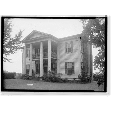Historic Print, Lane House, 311 West Columbus Street, Dadeville, Tallapoosa County, AL - 2, 18" x 24"