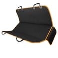 thumbnail image 2 of Funda para asiento de coche para perros, impermeable, resistente a arañazos, para asientos traseros de coches, camiones, SUV, borde naranja., 2 of 12