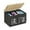 Black, variant on Wooden Storage Box with Lid, "Girl Stuff" Bathroom Organizer, Compartmentalized Hygiene Product Holder for Tampons, Pads and Laundry Supplies, 8.3 x 5.1 x 5.1 Inch