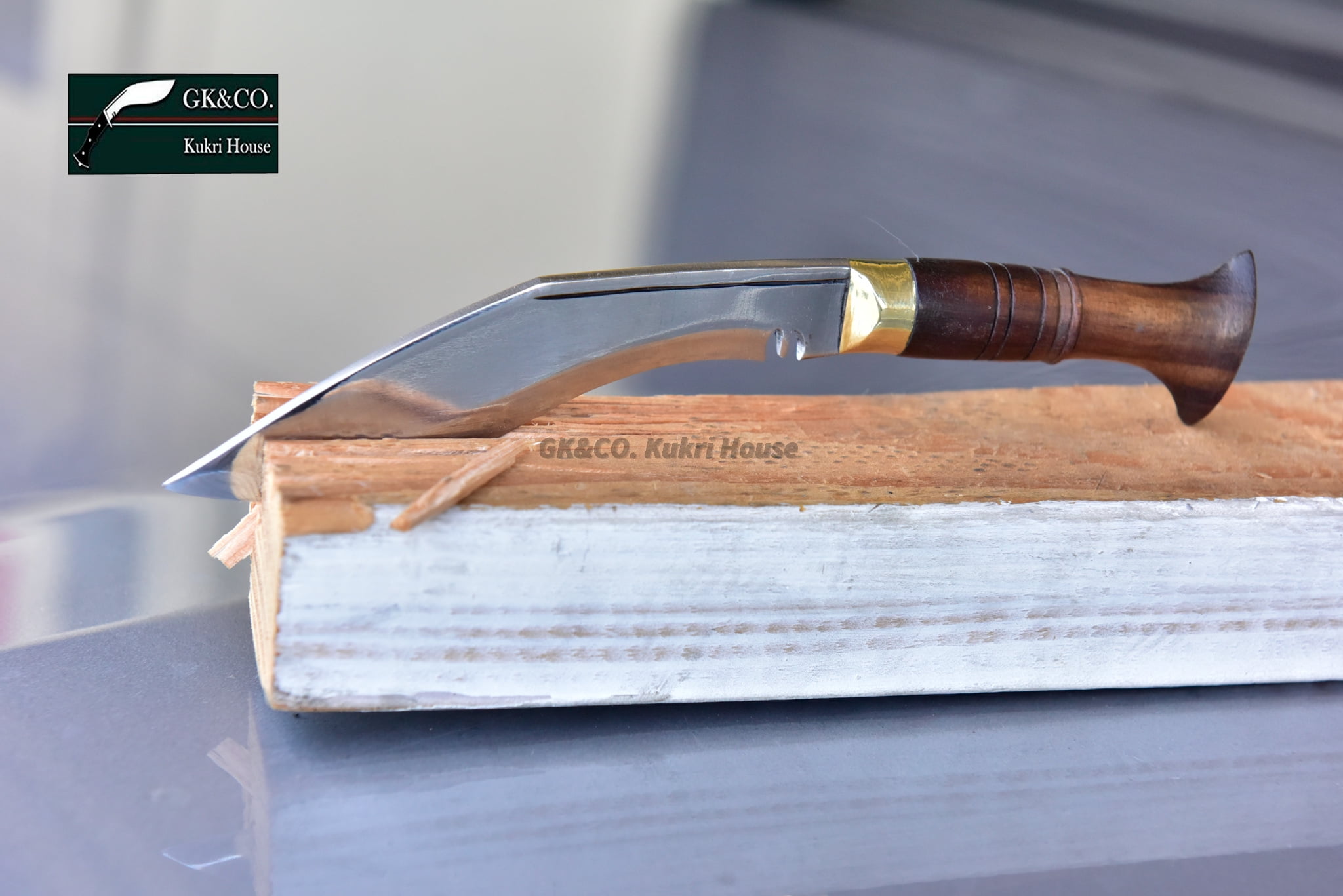 GK&CO. Kukri House Genuine Kukri - 5" Blade Biltong Kukri, Full Tang Authentic Khukuri Handmade in Nepal