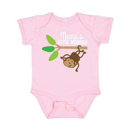 

Inktastic Nana Little Monkey Grandchild Gift Baby Boy or Baby Girl Bodysuit