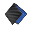 thumbnail image 2 of Cartera para hombre, de microfibra, fina, minimalista, para viajes de negocios, regalo de cumpleaños para papá Revestimiento azul, 2 of 8