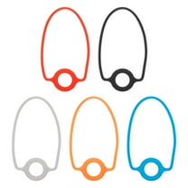 Uxcell 5Pcs Silicone Water Bottle Lanyard, Reusable Tumbler Strap Water Bottle Handle Holder With Strap for Beverage Carry Traveling, Multicolor