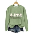 PANGF Breathable Tops for Women Halloween Sweatshirt Plus Size Crewneck Sweaters Long Sleeve