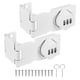 thumbnail image 1 of Cerradura de combinación sin llave de 2 piezas, cerraduras de hasp de aleación de zinc para gabinete/armario/gara/cajones/jardín, cerradura de puerta de granero [Blanco], 1 of 1