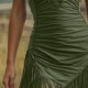 thumbnail image 4 of TaTaai Ladies Spring Summer Retro Faux Suede V-Neck Sleeveless Fringe Tassel Dress Casual Fashion Soft Comfortable Daily Dress Gift, 4 of 7