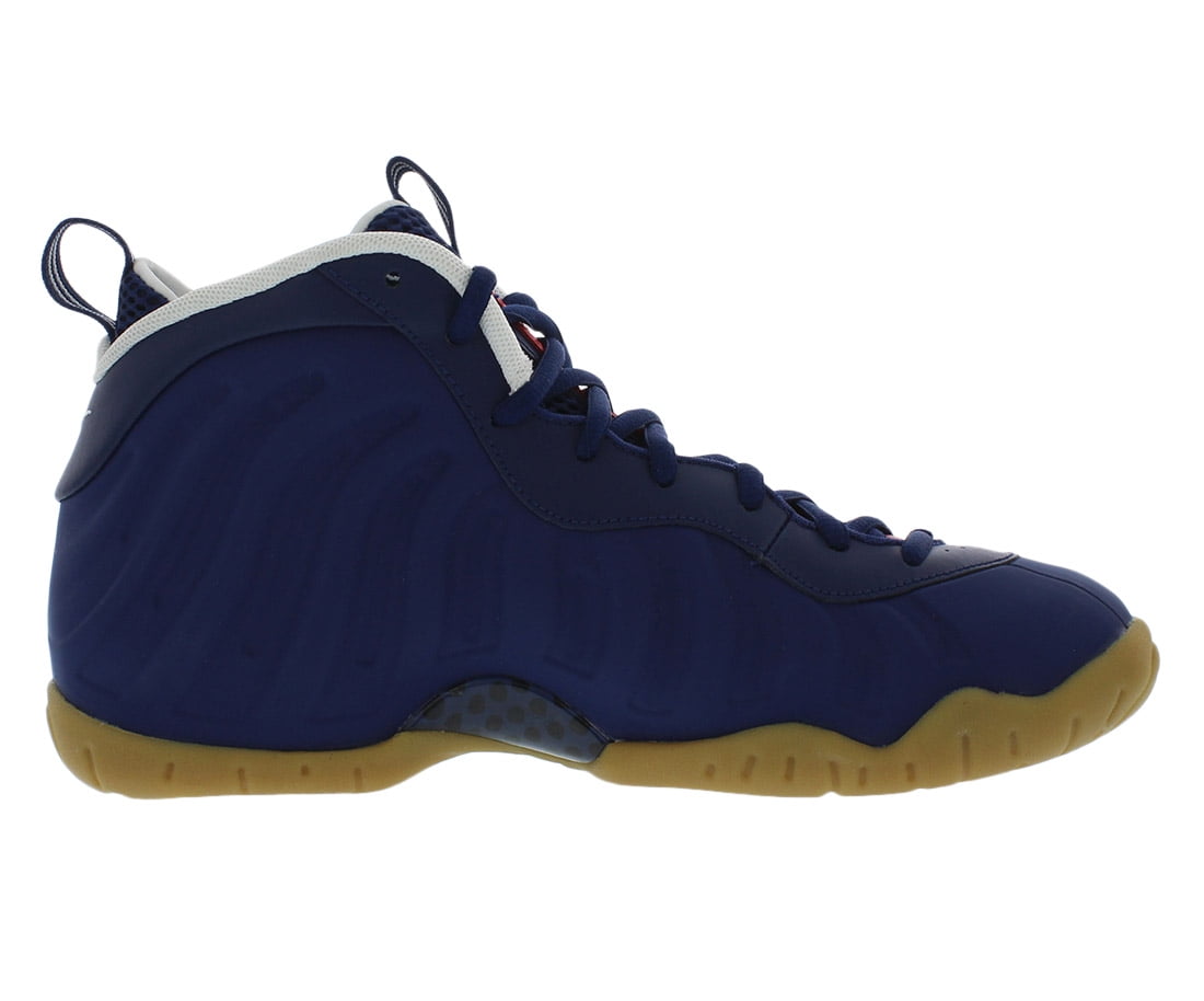 crimson navy white foamposite