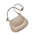 thumbnail image 4 of Bolso de hombro para mujer, bolso de mano de PU, bandolera ligera e informal con cremallera Caqui, 4 of 8