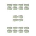 thumbnail image 1 of Recipiente de plástico Moyic 4 piezas Transparente Sin BPA Verde, 1 of 6