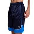 thumbnail image 5 of AND1 Men's and Big Men's All Court Colorblock Short, 11" inseam, up to Size 5XL, 5 of 6