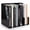 Black, variant on 25 PCS Clear Plastic Drawer Organizer Set, 4 Sizes Desk Drawer Divider Organizers and Storage Bins for Makeup, Jewelry, Gadgets for Kitchen, Bedroom, Bathroom, Office