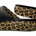 thumbnail image 5 of Women's ISlide Black Tennessee Volunteers Cheetah Dip Motive Slide Sandals, 5 of 5