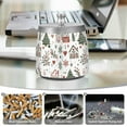 thumbnail image 6 of Yayeee Ashtray with Lid for Cigarette Smokeless Stainless Steel Home Ash Holder, White Nordic Christmas House, 6 of 7