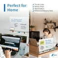 thumbnail image 4 of Audio-Visual Direct Magnetic Desktop Memo Sign White Board for Reception & Office (Divider, White), 4 of 7