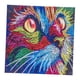 thumbnail image 3 of 5D DIY pintura taladro parcial de forma especial para adultos, principiantes, niños - coloridas imágenes de de imitación de cristal Coloful Cat 2, 3 of 9