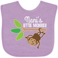 thumbnail image 3 of Inktastic Nani Little Monkey Grandchild Boys or Girls Baby Bib, 3 of 4