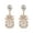 White, variant on New Year 2025 Studs Fruit Pineapple Earrings Personalized Earrings European and Korean Earrings 7 Color Optional