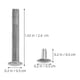 thumbnail image 2 of 20Sets Folding Fan Shaft Rivets and Nuts Repair Kit for Fan Stainless Steel, 2 of 5