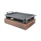 thumbnail image 5 of Parrilla De Barbacoa De Mesa, Calefacción Uniforme, Base De Madera, A Prueba De Palos, Fácil Limpieza, Estufa De Alcohol, Parrilla De Barbacoa Para El Hogar Para Restaurante, 5 of 7