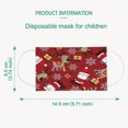 thumbnail image 3 of Máscara desechable HUOGUO Christmas Children de 3 capas, 3 of 5