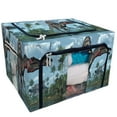 thumbnail image 1 of EREHome dinosaurs spinosauruses psittacosaurus dorygnathuses in flight Storage Bag Clear Window Storage Bins Boxes Large Capacity Foldable Stackable Organizer With Steel Metal Frame For Clothes,Closets, 1 of 3