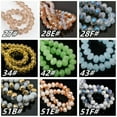 thumbnail image 4 of U8MO 3mm 4mm 6mm 8mm 10mm 12mm Rondelle Faceted Crystal Glass Loose Spacer Beads lot-13) Light Green-10X7mm (15pcs), 4 of 9