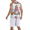 thumbnail image 2 of Sikiie Funny Christmas Gnome Basketball Jersey Reversible Men's Mesh Athletic Sports Shirts Training Practice S-4XLMedium, 2 of 6