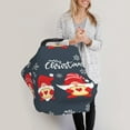 thumbnail image 3 of Fotbe Three Cute Christmas Gnomes Pattern Car Seat Covers for Babies, Nursing Breastfeeding Cover Infant Carseat Canopy, Soft Stretchy Carrier Cover, 3 of 7