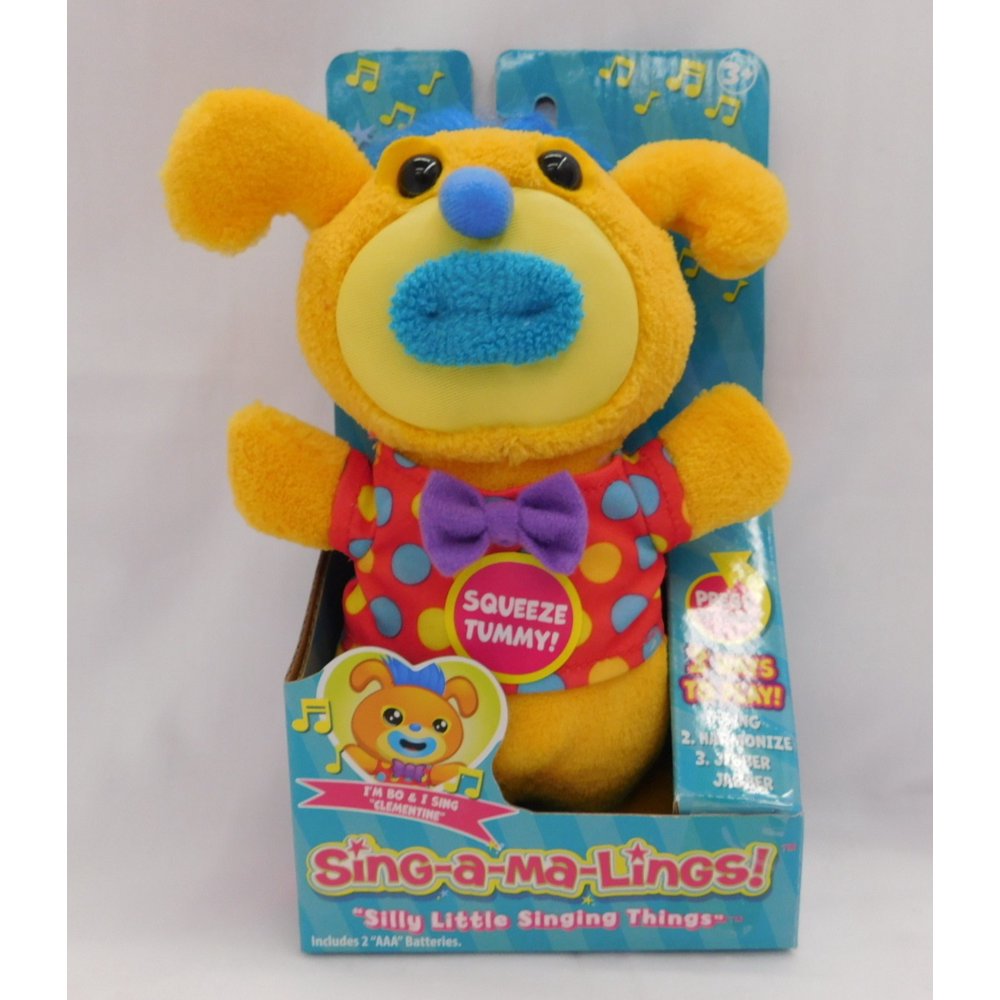 Singamaling Bo Plush Doll Sings "Clementine" Plush, Orange Walmart