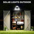 thumbnail image 6 of COMHOMA Outdoor Storage Shed 6 x 4 ft Shed with Lockable Door Steel Garden Shed with Air Vent,Gray, 6 of 9