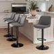 thumbnail image 1 of Juego de 4 Taburetes de Bar Youhauchair Ajustables Giratorios en PU, 1 of 7